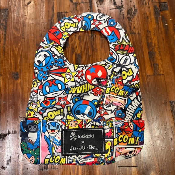 Tokidoki | Baby Bib Set | 2 jujube, 1 Bebe Au Lait 
Machine Washable
EUC - Picture 5 of 6